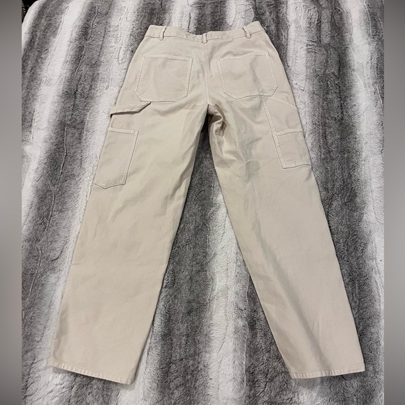 Wilfred Free Brennan Pant High-rise cotton utility pants Gd Birch Sz 4 Workwear - Picture 4 of 8